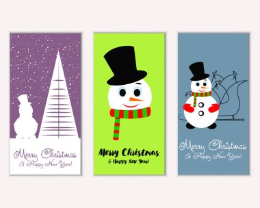 Mutlu Noeller ve mutlu yeni yıl tebrik kartları   