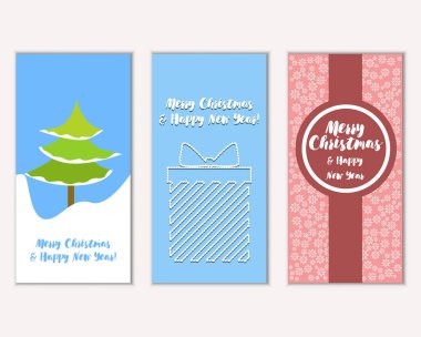 Mutlu Noeller ve mutlu yeni yıl tebrik kartları  