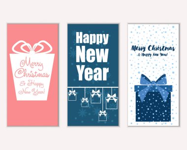Mutlu Noeller ve mutlu yeni yıl tebrik kartları   