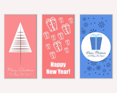 Mutlu Noeller ve mutlu yeni yıl tebrik kartları    