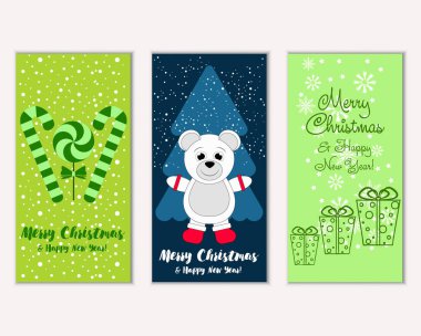 Mutlu Noeller ve mutlu yeni yıl tebrik kartları   