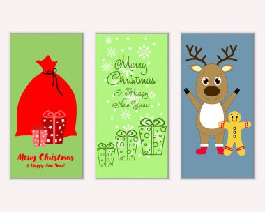 Mutlu Noeller ve mutlu yeni yıl tebrik kartları   