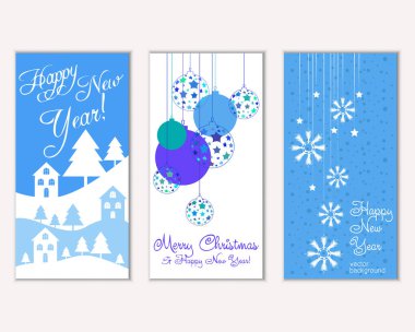 Mutlu Noeller ve mutlu yeni yıl tebrik kartları    