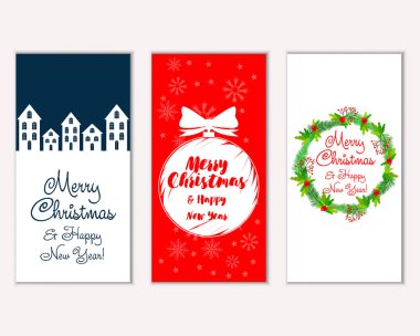 Mutlu Noeller ve mutlu yeni yıl tebrik kartları  