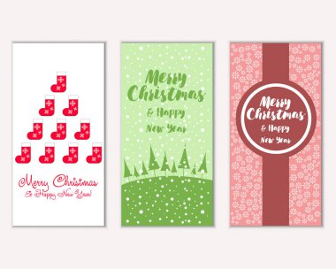 Mutlu Noeller ve mutlu yeni yıl tebrik kartları   