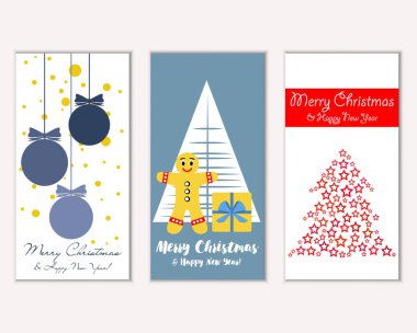 Mutlu Noeller ve mutlu yeni yıl tebrik kartları   