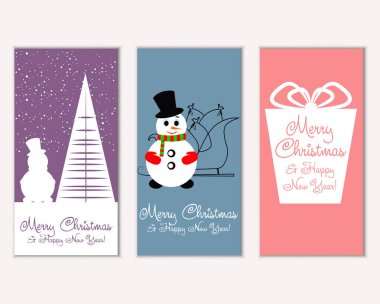 Mutlu Noeller ve mutlu yeni yıl tebrik kartları   