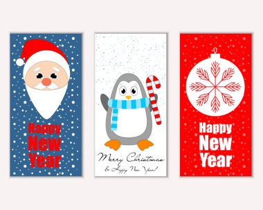 Mutlu Noeller ve mutlu yeni yıl tebrik kartları   