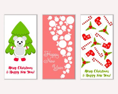 Mutlu Noeller ve mutlu yeni yıl tebrik kartları   