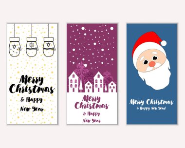 Mutlu Noeller ve mutlu yeni yıl tebrik kartları    