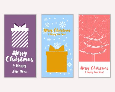 Mutlu Noeller ve mutlu yeni yıl tebrik kartları  