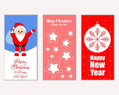 Mutlu Noeller ve mutlu yeni yıl tebrik kartları   
