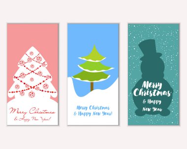 Mutlu Noeller ve mutlu yeni yıl tebrik kartları  