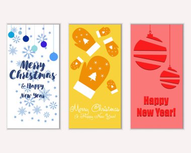 Mutlu Noeller ve mutlu yeni yıl tebrik kartları   