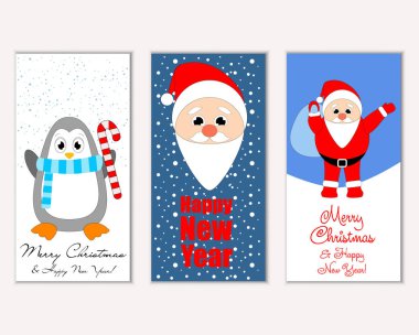Mutlu Noeller ve mutlu yeni yıl tebrik kartları   