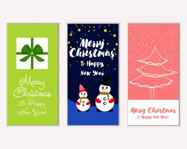 Mutlu Noeller ve mutlu yeni yıl tebrik kartları   