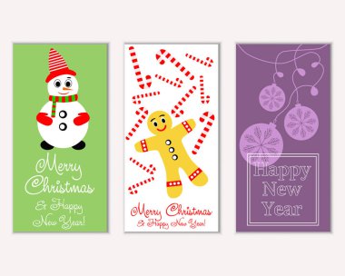 Mutlu Noeller ve mutlu yeni yıl tebrik kartları   