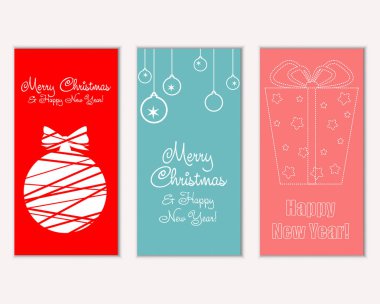 Mutlu Noeller ve mutlu yeni yıl tebrik kartları   
