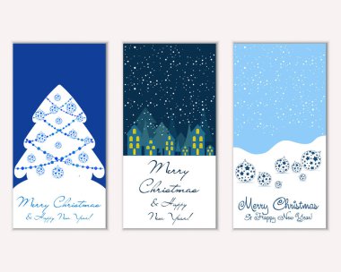 Mutlu Noeller ve mutlu yeni yıl tebrik kartları  