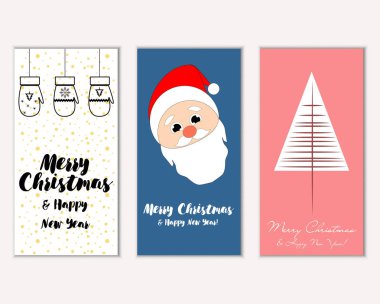 Mutlu Noeller ve mutlu yeni yıl tebrik kartları    