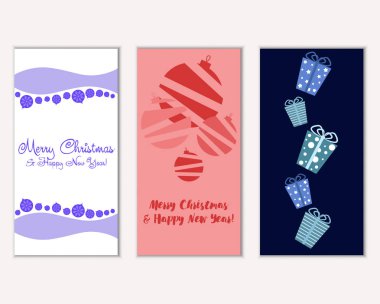 Mutlu Noeller ve mutlu yeni yıl tebrik kartları   