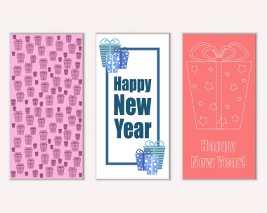 Mutlu Noeller ve mutlu yeni yıl tebrik kartları   