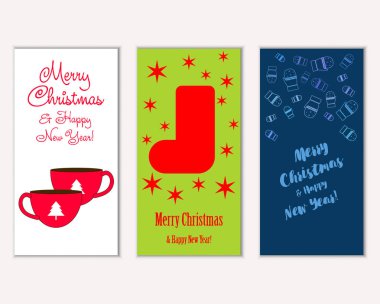 Mutlu Noeller ve mutlu yeni yıl tebrik kartları   