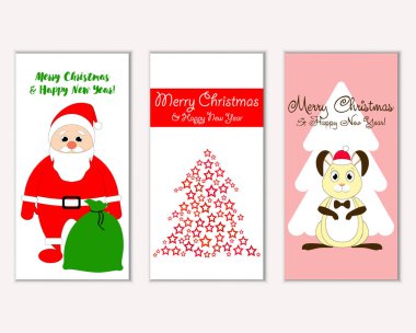 Mutlu Noeller ve mutlu yeni yıl tebrik kartları   