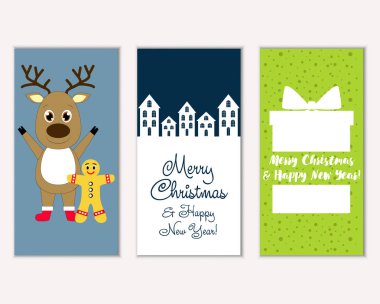 Mutlu Noeller ve mutlu yeni yıl tebrik kartları   