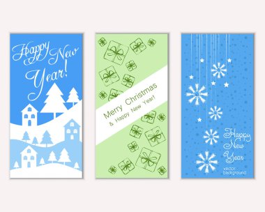 Mutlu Noeller ve mutlu yeni yıl tebrik kartları    