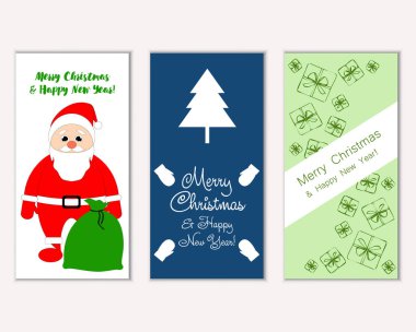 Mutlu Noeller ve mutlu yeni yıl tebrik kartları   