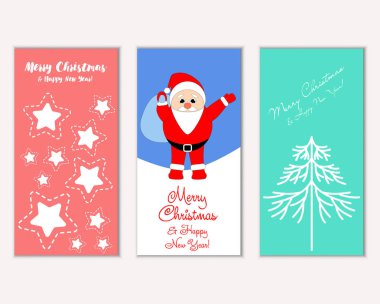 Mutlu Noeller ve mutlu yeni yıl tebrik kartları   