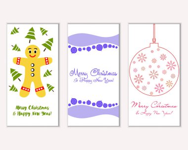 Mutlu Noeller ve mutlu yeni yıl tebrik kartları   