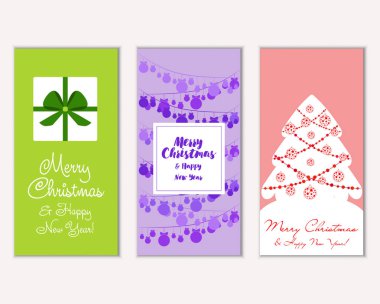 Mutlu Noeller ve mutlu yeni yıl tebrik kartları   