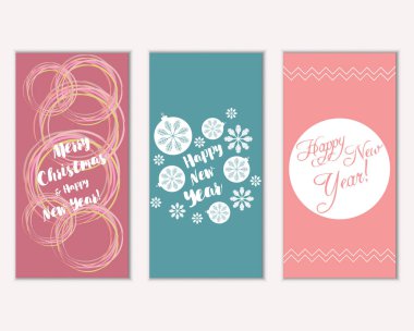 Mutlu Noeller ve mutlu yeni yıl tebrik kartları   