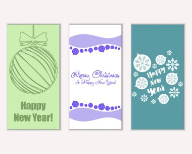 Mutlu Noeller ve mutlu yeni yıl tebrik kartları   