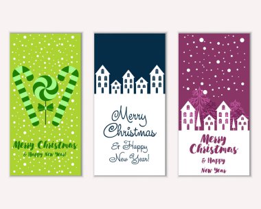 Mutlu Noeller ve mutlu yeni yıl tebrik kartları   