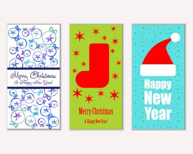 Mutlu Noeller ve mutlu yeni yıl tebrik kartları   
