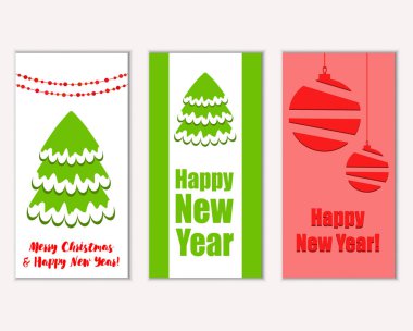 Mutlu Noeller ve mutlu yeni yıl tebrik kartları   