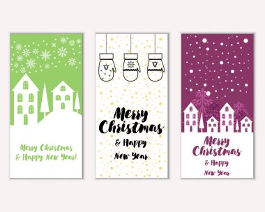 Mutlu Noeller ve mutlu yeni yıl tebrik kartları    