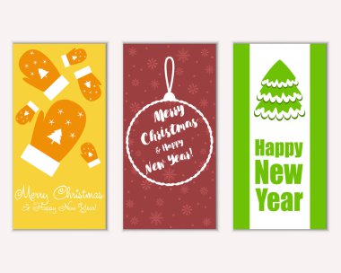 Mutlu Noeller ve mutlu yeni yıl tebrik kartları   