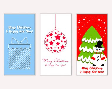 Mutlu Noeller ve mutlu yeni yıl tebrik kartları  