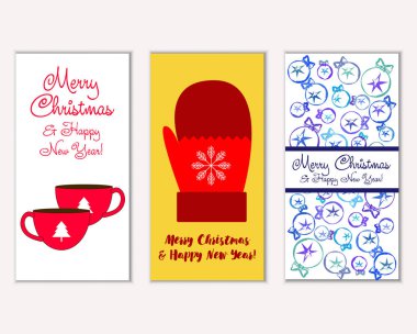 Mutlu Noeller ve mutlu yeni yıl tebrik kartları   