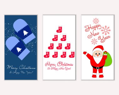 Mutlu Noeller ve mutlu yeni yıl tebrik kartları   