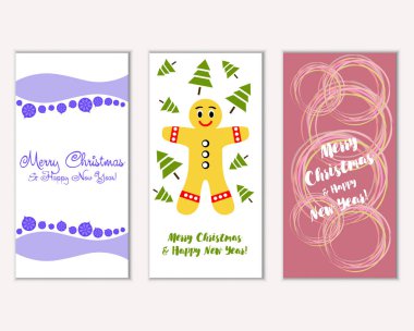 Mutlu Noeller ve mutlu yeni yıl tebrik kartları   