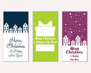Mutlu Noeller ve mutlu yeni yıl tebrik kartları   