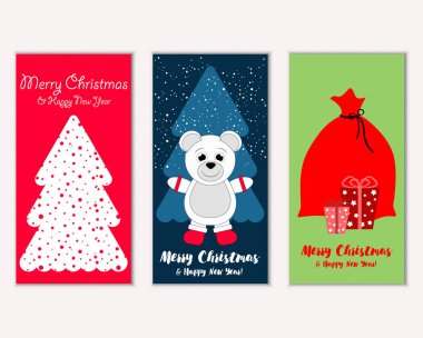 Mutlu Noeller ve mutlu yeni yıl tebrik kartları   