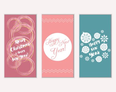 Mutlu Noeller ve mutlu yeni yıl tebrik kartları   