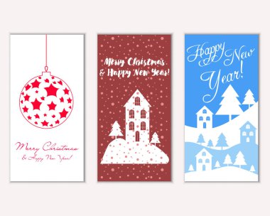 Mutlu Noeller ve mutlu yeni yıl tebrik kartları    