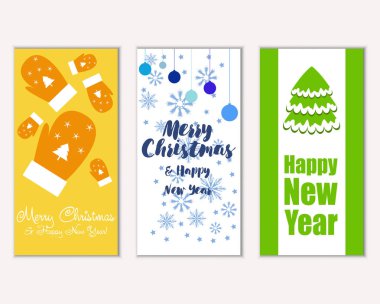 Mutlu Noeller ve mutlu yeni yıl tebrik kartları   